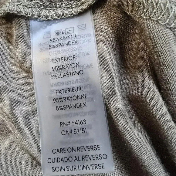 Calvin Klein Midi Dress Green  Sleeveless V-Neck Size 10 Tie Waist - Picture 15 of 16